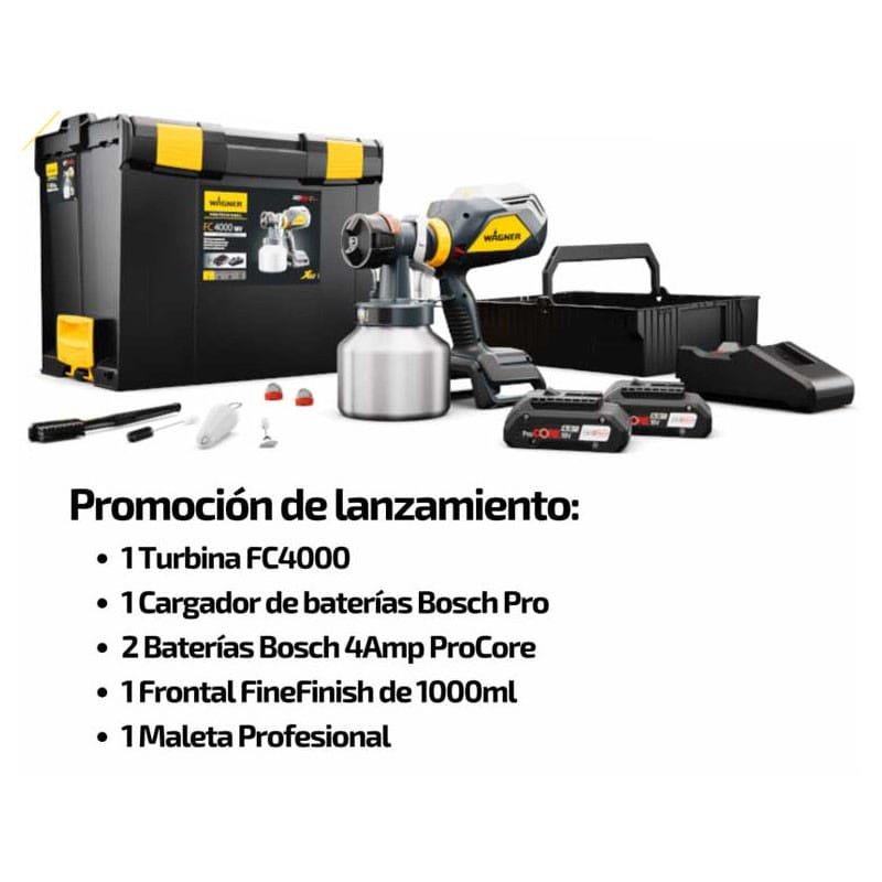 Turbina de Mano de batería Finish Control 4000
